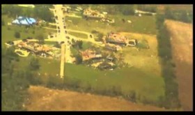 Texas Gov. Flies Over Tornado Damage