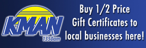 1/2 Price Gift Certificates