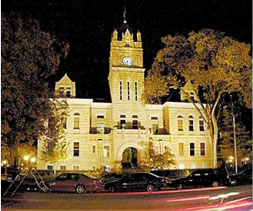 RiCo Courthouse at night