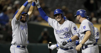 Gallagher hits slam for 1st MLB homer, Royals beat A’s 6-2