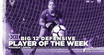 Larkin, Davis Earn Big 12 Weekly Honors