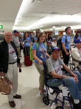 Photo Courtesy of Kansas Honor Flights- Wamego High School Facebook page