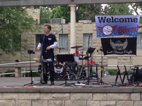 Governor Sam Brownback; photo by Cathy Dawes