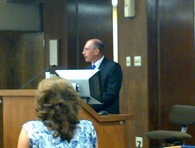 kevin at county commission meeting