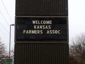 farmers convention sign