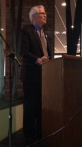 U.S. Attorney Barry Grissom speaks at the Martin Luther King, Jr. Prayer Breakfast in Manhattan, Kans.