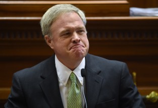 Sen. Danny Verdin, R-Laurens, speaks during a special session of the state legislature at the South Carolina Statehouse, Tuesday, June 23, 2015, in Columbia, S.C. The shooting deaths of nine people at a historic black church in Charleston, S.C, have reignited calls for the Confederate flag flying on the grounds of the Statehouse to come down. (AP Photo/Rainier Ehrhardt)