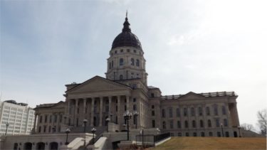The State Capitol Building in Topeka. 