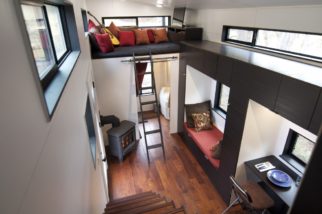 Irwin will build a home using the plans for this model tiny home, purchased from tinyhousebuild.com. 