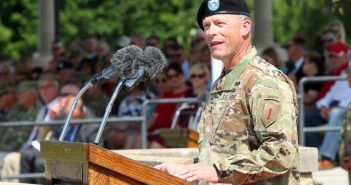 Fort Riley says farewell to CG, welcomes replacement