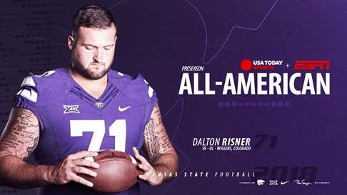 Kansas State Football: Dalton Risner considered best tackle in college  football