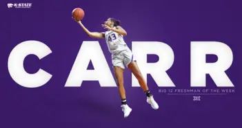 Carr Earns Second Big 12 Freshman of the Week Honor