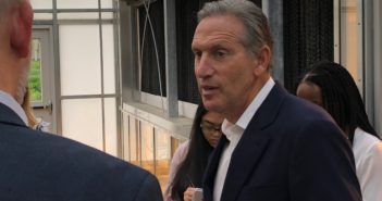 Potential Presidential hopeful Howard Schultz visits Manhattan