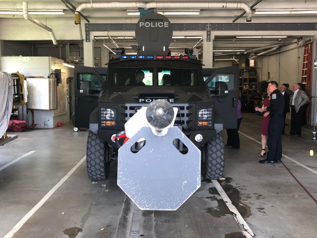 Rcpd Unveils New Armored Vehicle To Law Board Public Sunny 102 5