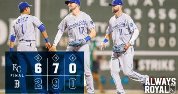 Royals snapped their seven-game losing streak