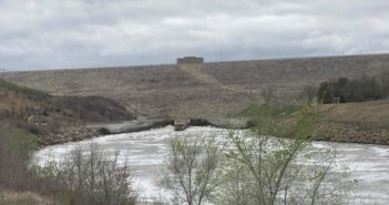 Stilling basin repairs nearing completion below Tuttle Creek Dam