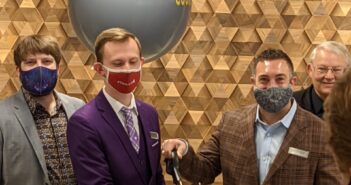 Chamber Holds Ribbon Cutting for new Aggieville Hotel