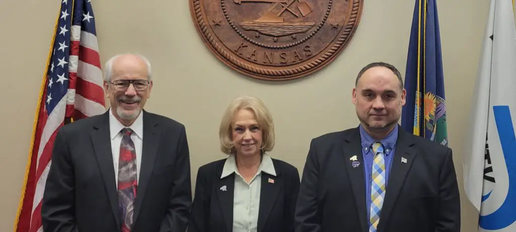 Riley County BOCC member Greg McKinley, Chair Kathryn Focke, Vice-Chair John Ford