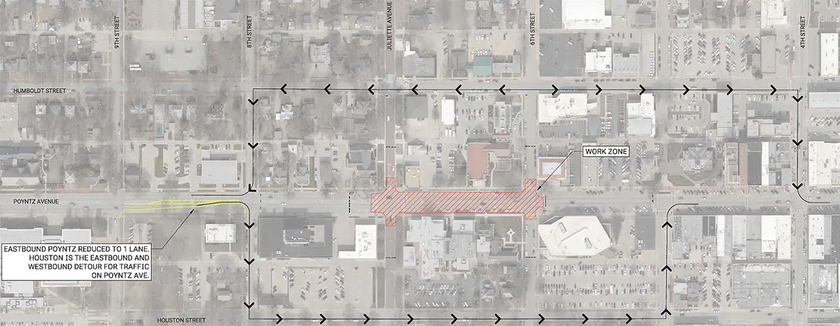 Poyntz and Juliette reopens to through traffic News Radio KMAN