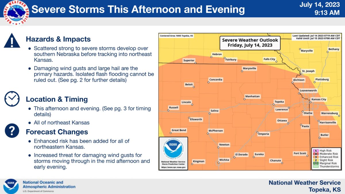 Severe storms possible Friday - News Radio KMAN