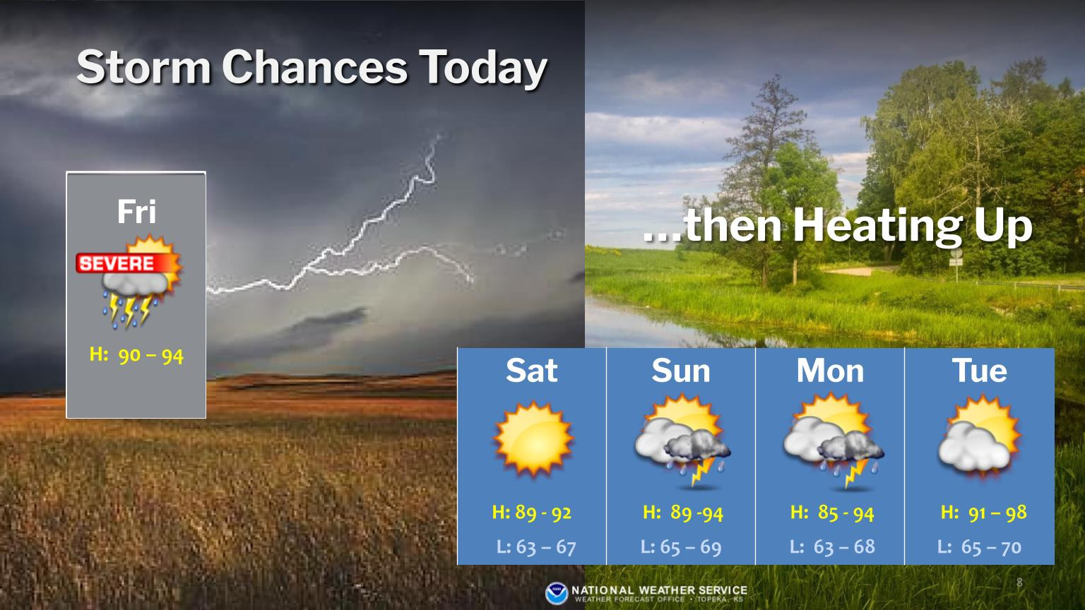 Severe Storms Possible Friday News Radio Kman 9016