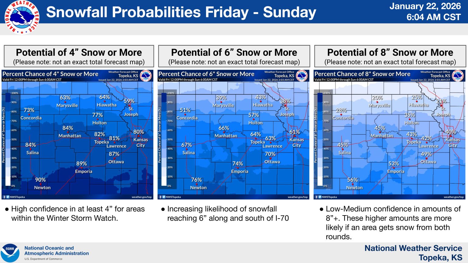 Update: Winter storm warning issued for much of Kansas - News Radio KMAN