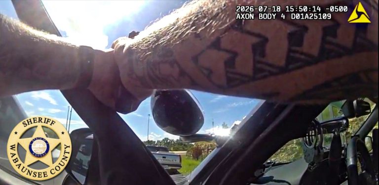 High-risk traffic stop ends alleged I-70 road rage incident, Manhattan man arrested